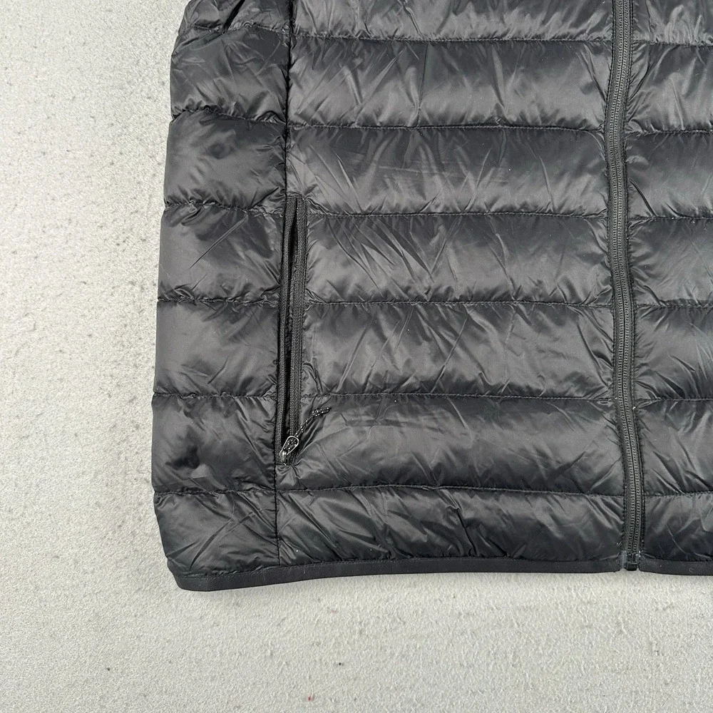 Eddie Bauer Down 650 Vest Men's XL Black Puffer Full Zip‎ Insulated Cirruslite